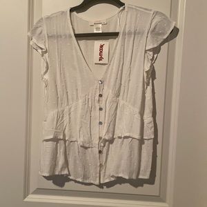 Urban romantics white blouse